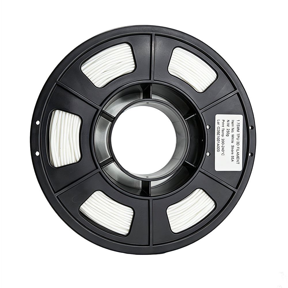 TPU 95A 3D Printer Flexible Filament 1.75mm High Speed Printing 250g/roll soft Flexible TPU High Elasticity